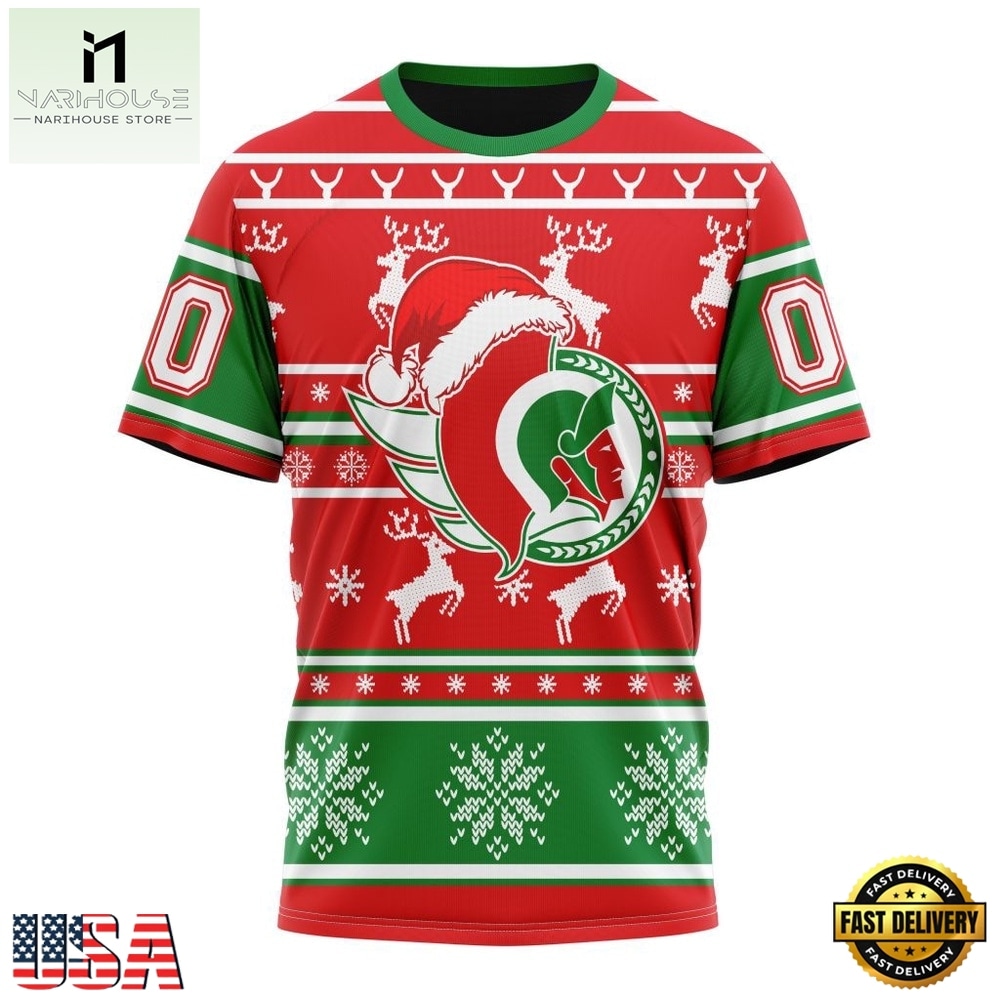 NHL Ottawa Senators Specialized Unisex Christmas Is Coming Hoodie, T Shirt , NHL 3D Game Day Tee NHL Ottawa Senators Specialized Unisex Christmas Is Coming Hoodie, T Shirt , NHL 3D Game Day Tee