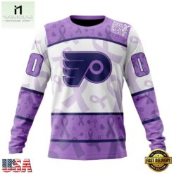 NHL Philadelphia Flyers Special Lavender Fight Cancer Hoodie, T Shirt , NHL 3D Game Day Tee 8 NHL Philadelphia Flyers Special Lavender Fight Cancer Hoodie, T Shirt , NHL 3D Game Day Tee Nhl Philadelphia Flyers Special Lavender Fight Cancer Hoodie T Shirt 4