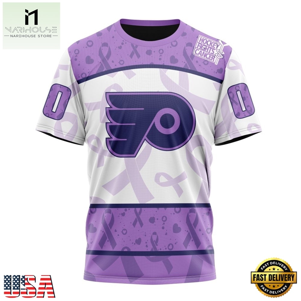 NHL Philadelphia Flyers Special Lavender Fight Cancer Hoodie, T Shirt , NHL 3D Game Day Tee NHL Philadelphia Flyers Special Lavender Fight Cancer Hoodie, T Shirt , NHL 3D Game Day Tee