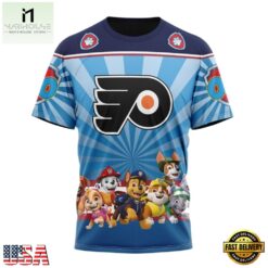 NHL Philadelphia Flyers Special Paw Patrol Kits Hoodie, T Shirt , NHL 3D Game Day Tee Nhl Philadelphia Flyers Special Paw Patrol Kits Hoodie T Shirt 4