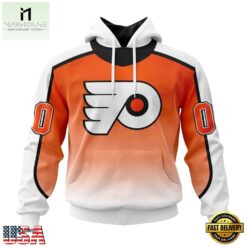 NHL Philadelphia Flyers Special Retro Gradient Design Hoodie, T Shirt, NHL 3D Game Day Tee Nhl Philadelphia Flyers Special Retro Gradient Design Hoodie T Shirt 1