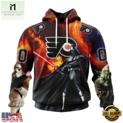 NHL Philadelphia Flyers x Star War Specialized Design Hoodie, T Shirt , NHL 3D Game Day Tee Nhl Philadelphia Flyers X Star War Specialized Design Hoodie T Shirt 1