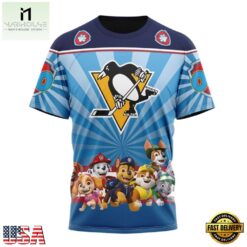 NHL Pittsburgh Penguins Special Paw Patrol Kits Hoodie, T Shirt , NHL 3D Game Day Tee Nhl Pittsburgh Penguins Special Paw Patrol Kits Hoodie T Shirt 4