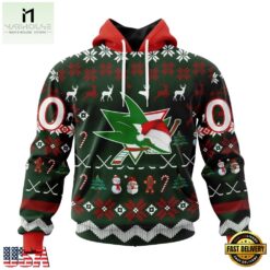 NHL San Jose Sharks Hockey Christmas Is Coming 2026 Hoodie, T Shirt , NHL 3D Game Day Tee Nhl San Jose Sharks Hockey Christmas IS Coming 2026 Hoodie T Shirt 1