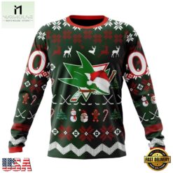 NHL San Jose Sharks Hockey Christmas Is Coming 2026 Hoodie, T Shirt , NHL 3D Game Day Tee Nhl San Jose Sharks Hockey Christmas IS Coming 2026 Hoodie T Shirt 3