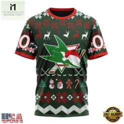 NHL San Jose Sharks Hockey Christmas Is Coming 2026 Hoodie, T Shirt , NHL 3D Game Day Tee Nhl San Jose Sharks Hockey Christmas IS Coming 2026 Hoodie T Shirt 4