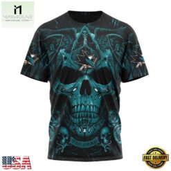 NHL San Jose Sharks Special Design Halloween With Skull Art Hoodie, T Shirt , NHL 3D Game Day Tee Nhl San Jose Sharks Special Design Halloween With Skull Art Hoodie T Shirt 4