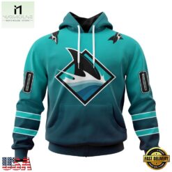 NHL San Jose Sharks Special Retro Gradient Design Hoodie, T Shirt, NHL 3D Game Day Tee Nhl San Jose Sharks Special Retro Gradient Design Hoodie T Shirt 1