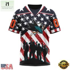 NHL San Jose Sharks Specialized Kits For Honor USS Military Hoodie, T Shirt , NHL 3D Game Day Tee Nhl San Jose Sharks Specialized Kits For Honor Uss Military Hoodie T Shirt 4