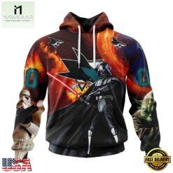 NHL San Jose Sharks x Star War Specialized Design Hoodie, T Shirt , NHL 3D Game Day Tee Nhl San Jose Sharks X Star War Specialized Design Hoodie T Shirt 1