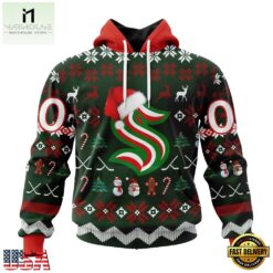 NHL Seattle Kraken Hockey Christmas Is Coming 2026 Hoodie, T Shirt , NHL 3D Game Day Tee Nhl Seattle Kraken Hockey Christmas IS Coming 2026 Hoodie T Shirt 1