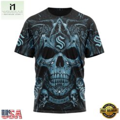 NHL Seattle Kraken Special Design Halloween With Skull Art Hoodie, T Shirt , NHL 3D Game Day Tee 7 NHL Seattle Kraken Special Design Halloween With Skull Art Hoodie, T Shirt , NHL 3D Game Day Tee Nhl Seattle Kraken Special Design Halloween With Skull Art Hoodie T Shirt 4