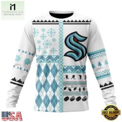 NHL Seattle Kraken Specialized Christmas Is Coming New Design Hoodie, T Shirt , NHL 3D Game Day Tee Nhl Seattle Kraken Specialized Christmas IS Coming New Design Hoodie T Shirt 3