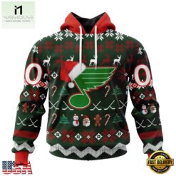 NHL St. Louis Blues Hockey Christmas Is Coming 2026 Hoodie, T Shirt , NHL 3D Game Day Tee Nhl ST Louis Blues Hockey Christmas IS Coming 2026 Hoodie T Shirt 1