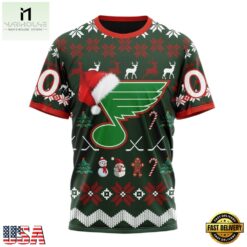 NHL St. Louis Blues Hockey Christmas Is Coming 2026 Hoodie, T Shirt , NHL 3D Game Day Tee Nhl ST Louis Blues Hockey Christmas IS Coming 2026 Hoodie T Shirt 4