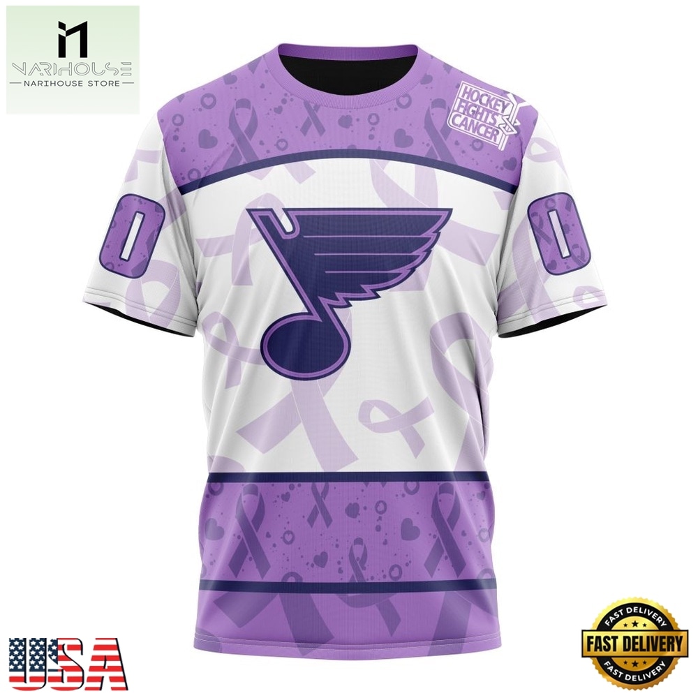 NHL St Louis Blues Special Lavender Fight Cancer Hoodie, T Shirt , NHL 3D Game Day Tee NHL St Louis Blues Special Lavender Fight Cancer Hoodie, T Shirt , NHL 3D Game Day Tee