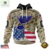 NHL St. Louis Blues Specialized Kits For United State With Camo Color Hoodie, T Shirt , NHL 3D Game Day Tee Nhl ST Louis Blues Specialized Kits For United State With Camo Color Hoodie T Shirt 1