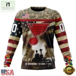 NHL St. Louis Blues Specialized Unisex Kits Remember Pearl Harbor Hoodie, T Shirt , NHL 3D Game Day Tee Nhl ST Louis Blues Specialized Unisex Kits Remember Pearl Harbor Hoodie T Shirt 3