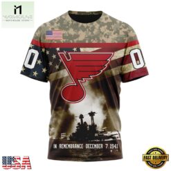 NHL St. Louis Blues Specialized Unisex Kits Remember Pearl Harbor Hoodie, T Shirt , NHL 3D Game Day Tee Nhl ST Louis Blues Specialized Unisex Kits Remember Pearl Harbor Hoodie T Shirt 4