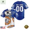 NHL St. Louis Blues x BB 8 D Star War Baseball Jersey , NHL Graphic Baseball Jersey Nhl ST Louis Blues X BB 8 D Star War Baseball Jersey 1