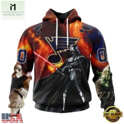NHL St. Louis Blues x Star War Specialized Design Hoodie, T Shirt , NHL 3D Game Day Tee Nhl ST Louis Blues X Star War Specialized Design Hoodie T Shirt 1