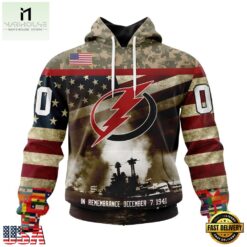 NHL Tampa Bay Lightning Specialized Unisex Kits Remember Pearl Harbor Hoodie, T Shirt , NHL 3D Game Day Tee Nhl Tampa Bay Lightning Specialized Unisex Kits Remember Pearl Harbor Hoodie T Shirt 1