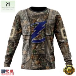 NHL Tampa Bay Lightning Specialized Unisex Vest Kits With Realtree Camo Hoodie, T Shirt, NHL 3D Game Day Tee Nhl Tampa Bay Lightning Specialized Unisex Vest Kits With Realtree Camo Hoodie T Shirt 3