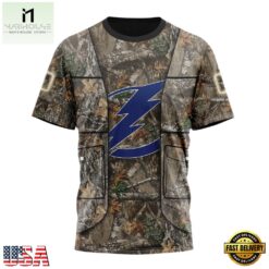 NHL Tampa Bay Lightning Specialized Unisex Vest Kits With Realtree Camo Hoodie, T Shirt, NHL 3D Game Day Tee Nhl Tampa Bay Lightning Specialized Unisex Vest Kits With Realtree Camo Hoodie T Shirt 4