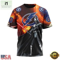NHL Tampa Bay Lightning x Star War Specialized Design Hoodie, T Shirt , NHL 3D Game Day Tee Nhl Tampa Bay Lightning X Star War Specialized Design Hoodie T Shirt 3