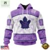 NHL Toronto Maple Leafs Special Lavender Fight Cancer Hoodie, T Shirt , NHL 3D Game Day Tee Nhl Toronto Maple Leafs Special Lavender Fight Cancer Hoodie T Shirt 1