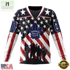 NHL Toronto Maple Leafs Specialized Kits For Honor USS Military Hoodie, T Shirt , NHL 3D Game Day Tee Nhl Toronto Maple Leafs Specialized Kits For Honor Uss Military Hoodie T Shirt 3