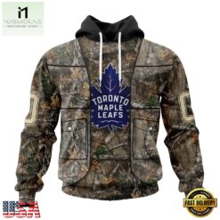 NHL Toronto Maple Leafs Specialized Unisex Vest Kits With Realtree Camo Hoodie, T Shirt, NHL 3D Game Day Tee Nhl Toronto Maple Leafs Specialized Unisex Vest Kits With Realtree Camo Hoodie T Shirt 1
