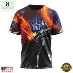 NHL Toronto Maple Leafs x Star War Specialized Design Hoodie, T Shirt , NHL 3D Game Day Tee Nhl Toronto Maple Leafs X Star War Specialized Design Hoodie T Shirt 3