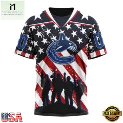 NHL Vancouver Canucks Specialized Kits For Honor USS Military Hoodie, T Shirt , NHL 3D Game Day Tee Nhl Vancouver Canucks Specialized Kits For Honor Uss Military Hoodie T Shirt 4
