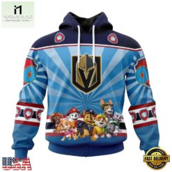 NHL Vegas Golden Knights Special Paw Patrol Kits Hoodie, T Shirt , NHL 3D Game Day Tee Nhl Vegas Golden Knights Special Paw Patrol Kits Hoodie T Shirt 1