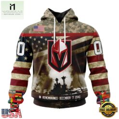 NHL Vegas Golden Knights Specialized Unisex Kits Remember Pearl Harbor Hoodie, T Shirt , NHL 3D Game Day Tee Nhl Vegas Golden Knights Specialized Unisex Kits Remember Pearl Harbor Hoodie T Shirt 1