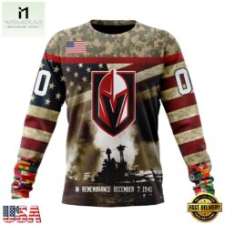 NHL Vegas Golden Knights Specialized Unisex Kits Remember Pearl Harbor Hoodie, T Shirt , NHL 3D Game Day Tee Nhl Vegas Golden Knights Specialized Unisex Kits Remember Pearl Harbor Hoodie T Shirt 3