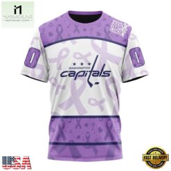NHL Washington Capitals Special Lavender Fight Cancer Hoodie, T Shirt , NHL 3D Game Day Tee Nhl Washington Capitals Special Lavender Fight Cancer Hoodie T Shirt 5