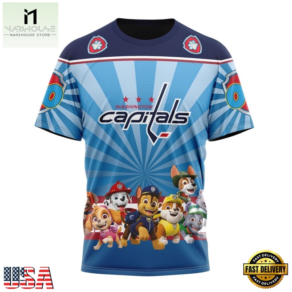 NHL Washington Capitals Special Paw Patrol Kits Hoodie, T Shirt , NHL 3D Game Day Tee NHL Washington Capitals Special Paw Patrol Kits Hoodie, T Shirt , NHL 3D Game Day Tee