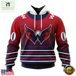 NHL Washington Capitals Special Retro Gradient Design Hoodie, T Shirt, NHL 3D Game Day Tee Nhl Washington Capitals Special Retro Gradient Design Hoodie T Shirt 1