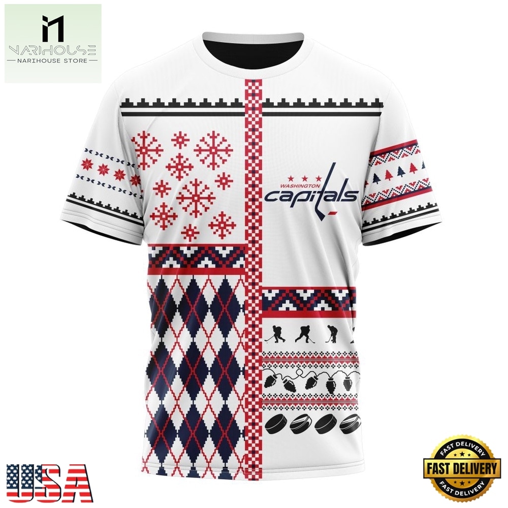 NHL Washington Capitals Specialized Christmas Is Coming New Design Hoodie, T Shirt , NHL 3D Game Day Tee NHL Washington Capitals Specialized Christmas Is Coming New Design Hoodie, T Shirt , NHL 3D Game Day Tee
