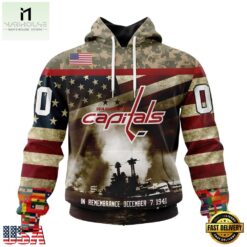 NHL Washington Capitals Specialized Unisex Kits Remember Pearl Harbor Hoodie, T Shirt , NHL 3D Game Day Tee Nhl Washington Capitals Specialized Unisex Kits Remember Pearl Harbor Hoodie T Shirt 1