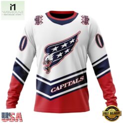 NHL Washington Capitals Specialized Unisex Kits With Retro Concepts Hoodie, T Shirt , NHL 3D Game Day Tee Nhl Washington Capitals Specialized Unisex Kits With Retro Concepts Hoodie T Shirt 3