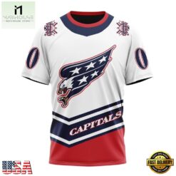 NHL Washington Capitals Specialized Unisex Kits With Retro Concepts Hoodie, T Shirt , NHL 3D Game Day Tee Nhl Washington Capitals Specialized Unisex Kits With Retro Concepts Hoodie T Shirt 4