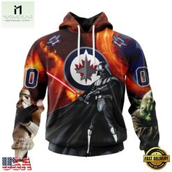 NHL Winnipeg Jets x Star War Specialized Design Hoodie, T Shirt , NHL 3D Game Day Tee Nhl Winnipeg Jets X Star War Specialized Design Hoodie T Shirt 1