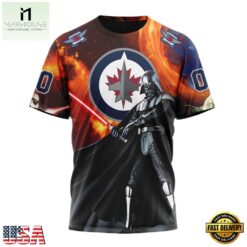 NHL Winnipeg Jets x Star War Specialized Design Hoodie, T Shirt , NHL 3D Game Day Tee Nhl Winnipeg Jets X Star War Specialized Design Hoodie T Shirt 3
