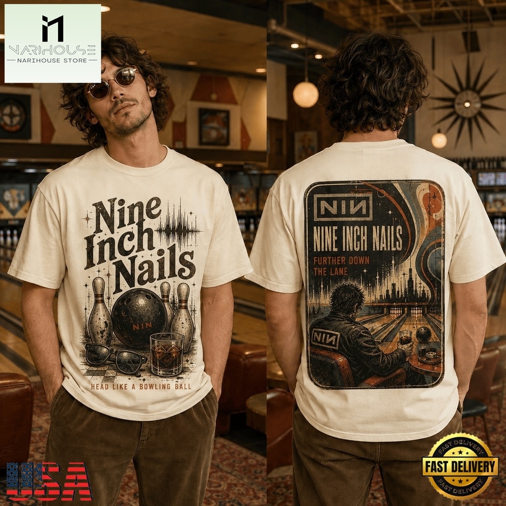 Nine Inch Nails, Head Like A Bowling Ball, NIN Bowling, Rock Fan Gift 3D Shirt, Popular 3D Music Tee Nine Inch Nails, Head Like A Bowling Ball, NIN Bowling, Rock Fan Gift 3D Shirt, Popular 3D Music Tee