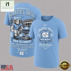 North Carolina Tar Heels 2026 NCAA Back To Campus 3D Shirt , NCAA College 3D Shirt North Carolina Tar Heels 2026 Ncaa Back TO Campus 3D Shirt
