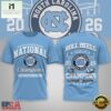 North Carolina Tar Heels NCAA Road to Glory 2026 Football Champions 3D Shirt , NCAA College 3D Shirt North Carolina Tar Heels Ncaa Road TO Glory 2026 Football Champions 3D Shirt