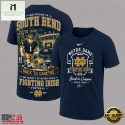 Notre Dame Fighting Irish 2026 NCAA Back To Campus 3D Shirt , NCAA College 3D Shirt Notre Dame Fighting Irish 2026 Ncaa Back TO Campus 3D Shirt